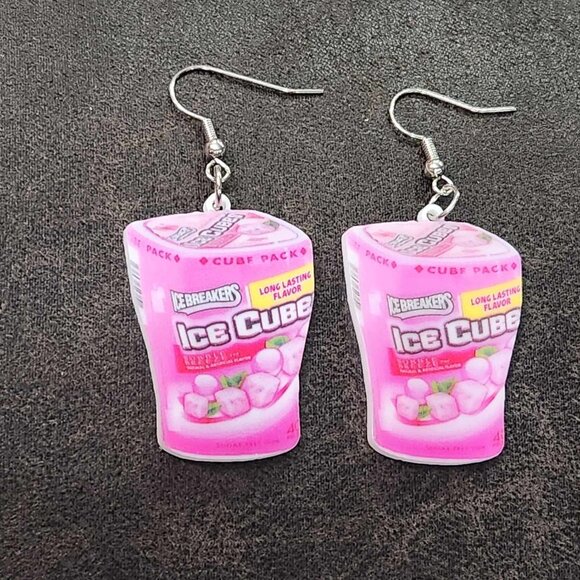Jewelry - Pink Ice Cube Earrings